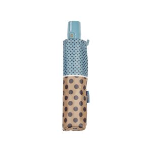 Guarda chuva sra Mini Ezpeleta azul com castanho